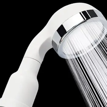 

3 Layer Filter High Pressure Shower Bath Head Stone Stream Handheld Shower Head With Negative Ion Activated Ceramic Balls