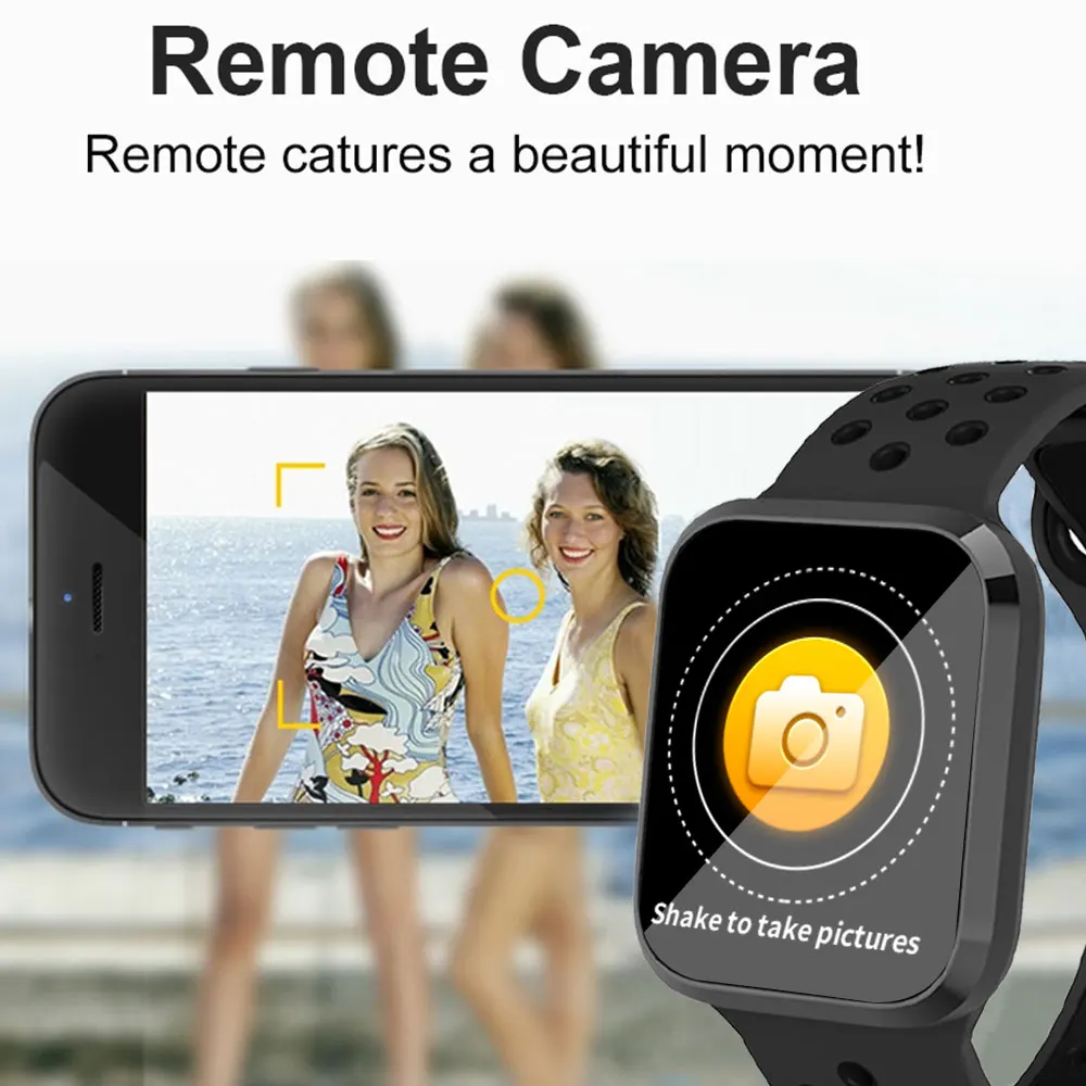  Bakeey M98 Smart Watch Men Ip67 Waterproof Big Screen Fashion Realtime and Tracker Blood Pressure B - 4000114194584