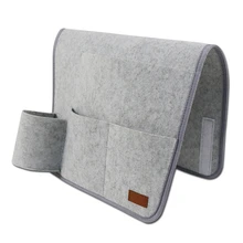 Прикроватная сумка для хранения войлочный подвесной органайзер для хранения с внутренними карманами для спальни общежития