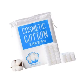 

200Pcs Makeup Facial Cotton Pads Makeup Remover Pads Makeup Cotton Makeup Supplies Skin-friendly Soft Cleaner for Face Women Whi