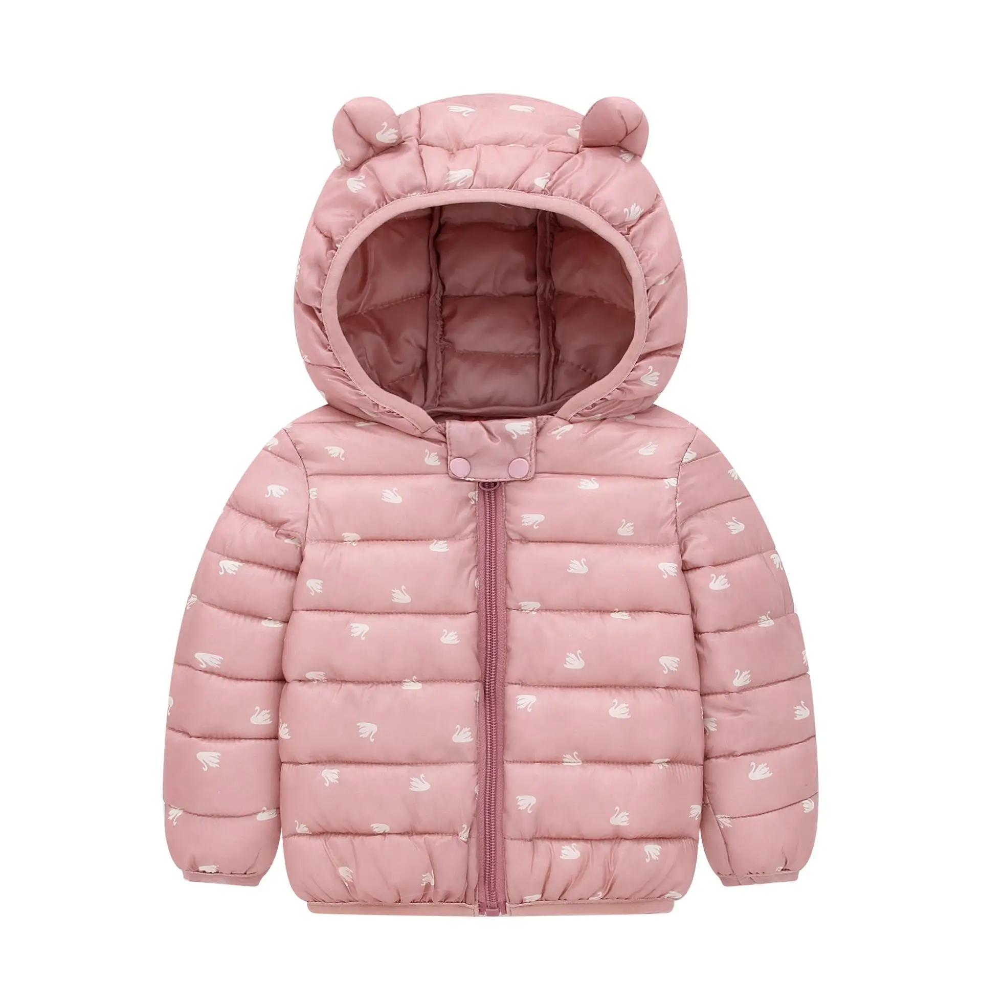 Children Girl Down Coat Winter Jacket Children Boy Down Jacket Girls Coats Clothe For Boy Winter Girls Down Clothes - Цвет: Pink