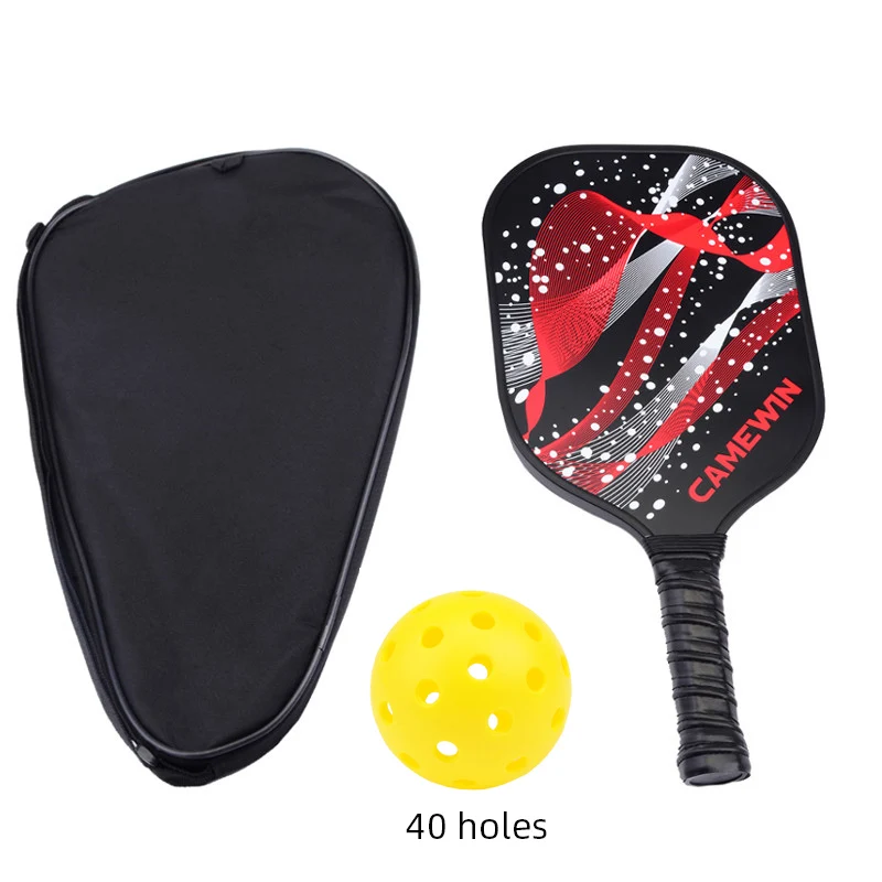 Paddle and Ball S2 Новая ракетка Pickleball для мужчин и женщин из углеродного волокна, ракетка с Сотами, полимерная композитная ракетка с сумкой - Цвет: Paddle and Ball S2