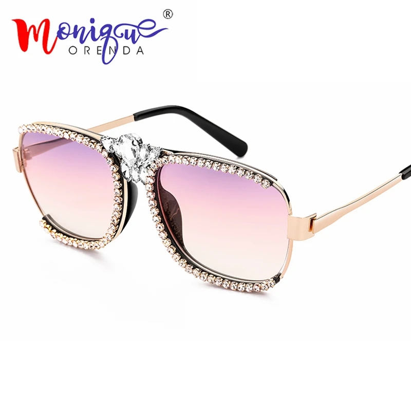 

2020 cat eye Sunglasses Women Vintage Brand Designer Luxury Rhinestone Retro Sun Glasses Men Female Shades Oculos De Sol