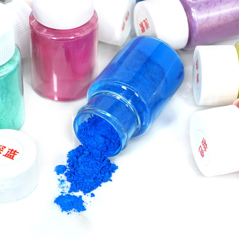 10g Pearl Pigment Powder For Slime All Additives For Slimes Diy Art Coloring Crystal Clay Decoration Supplies Play Toys Kids