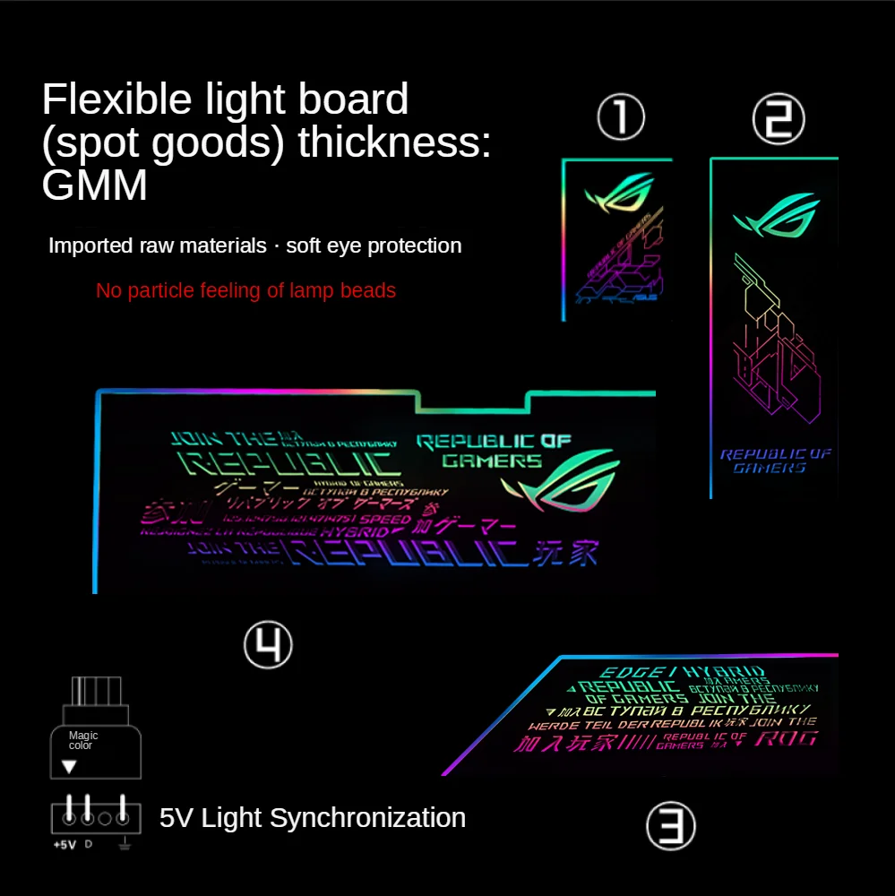 Блок питания ASUS ROG Strix Helios GX601 чехол для ПК складской корпус индивидуальная панель