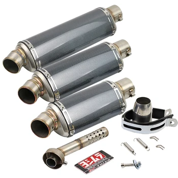 

Motorcycle Carbon Fiber Motorbike Yoshimura Exhaust Pipe Silencer For KTM ATV Z750 Z800 Z1000 NINJA250 CBR CRF230