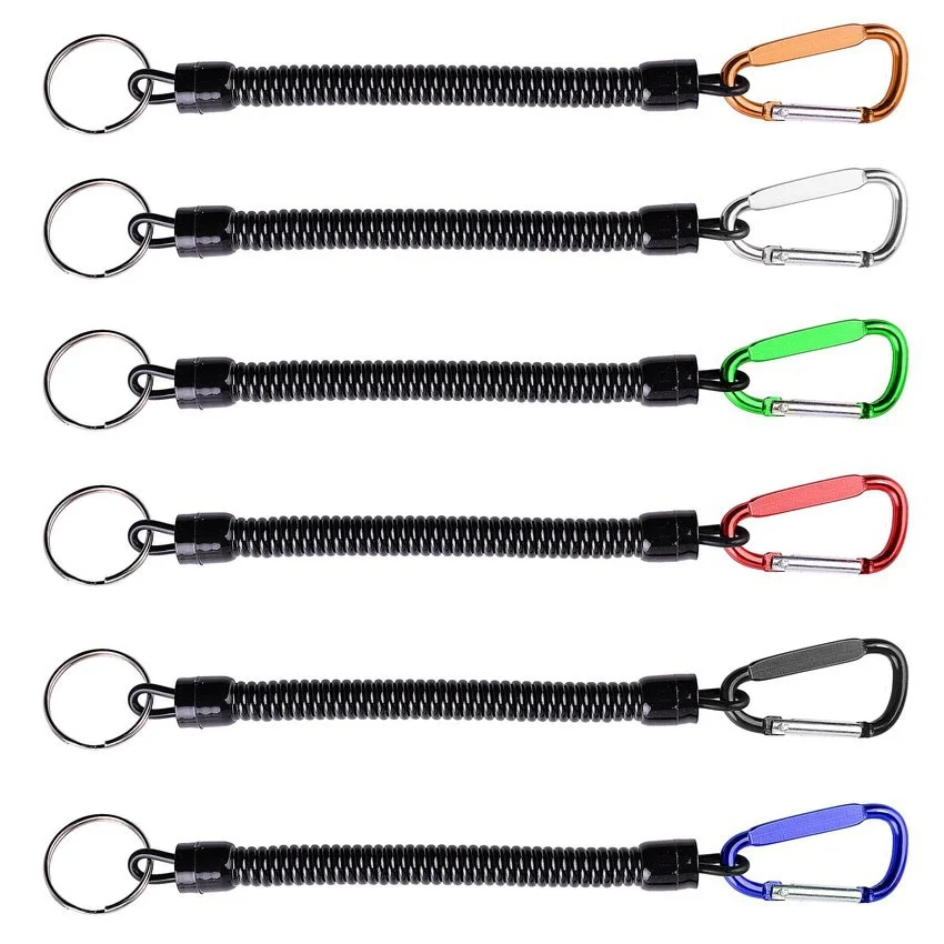 Description Picture 3 of itemFLYSAND Practical Extendable Fishing Lanyards Boating Kayak Camping Secure Pliers Lip Grips 6 Colors Optional Fishing Accessory