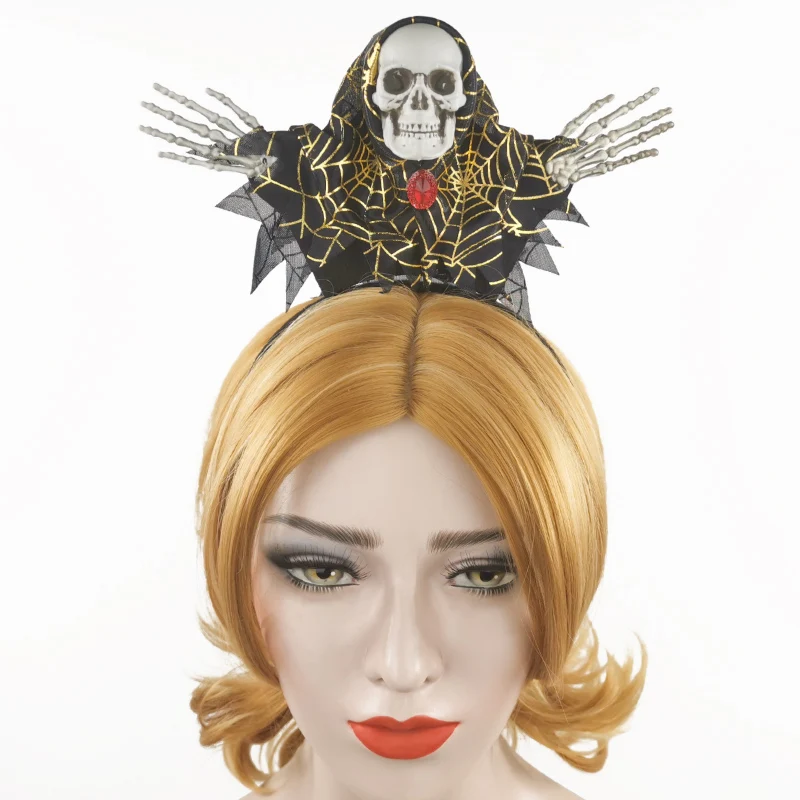 Halloween Day Headband Ghost Head Decoration Party Props Horror Skull Hair Accessories