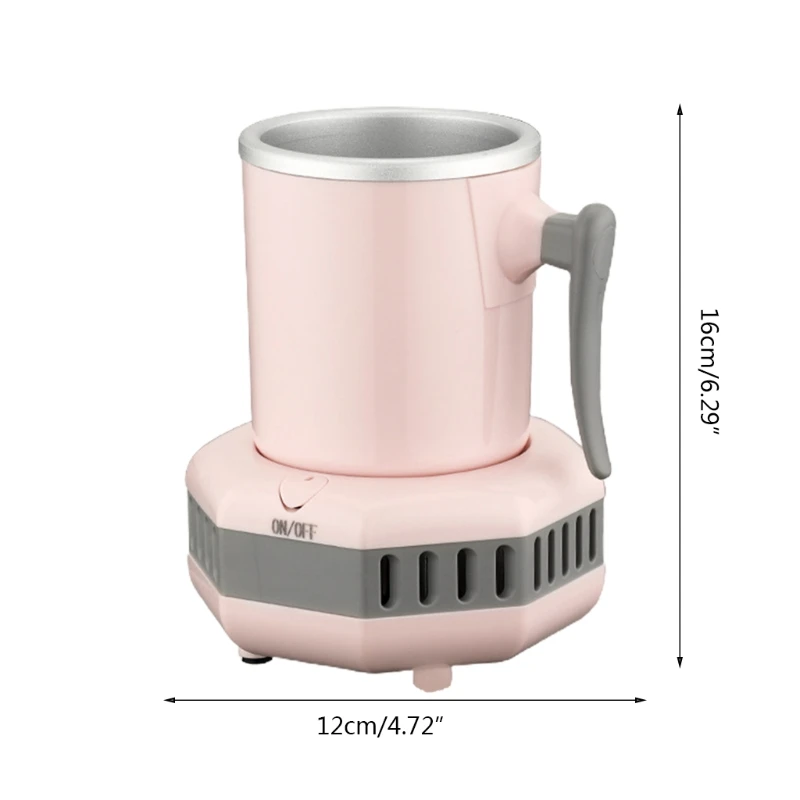 Smart Cooling Cup Desktop Cold Drink Machine Home Office Table Cooler Mug Holder Tumbler Cooling Beverage Drinks Can A6HB