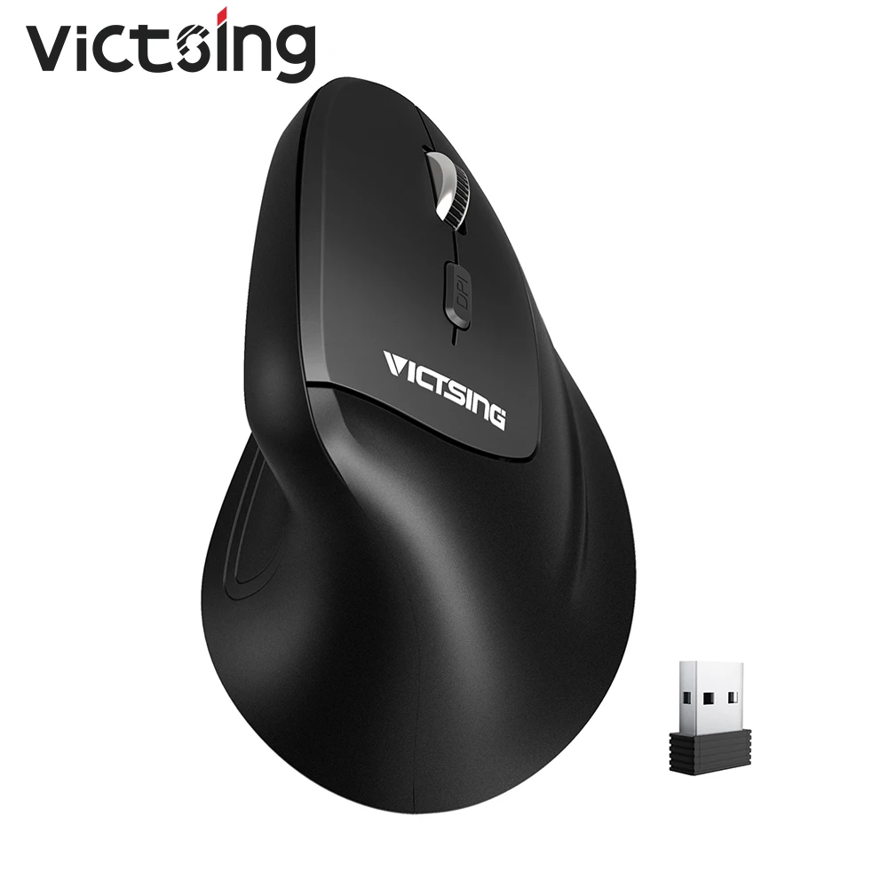 Беспроводная мышь VicTsing Высокоточная оптическая игровая usb эргономичная