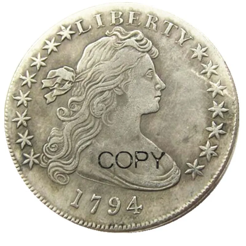 США 1794 Liberty Dollar Посеребренная Имитация монеты