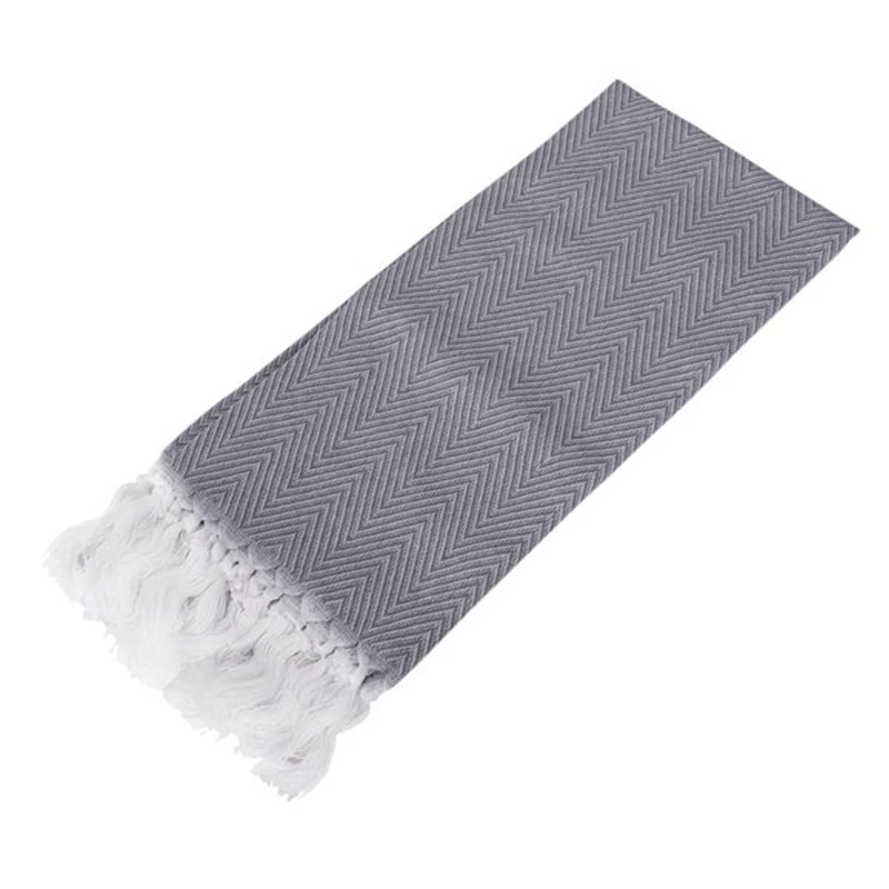  6Pcs Cotton Table Napkins Cloth Tassel Tea Towel Absorbent Dish Cloth Scouring Pad Kitchen Towels H