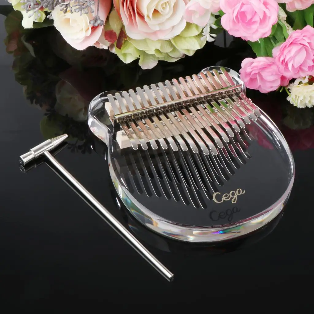 2020 New Kalimba 17 Key Thumb Piano Mahogany w/ Bag Learning Booklet Accessories Kalimba Instrument Set for Adults Music Book