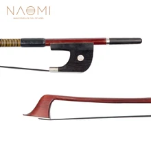 Наоми двойной бас лук 4/4 бразильское Дерево Скрипка Лук популярный двойной бас лук хороший баланс скрипки аксессуары для скрипки