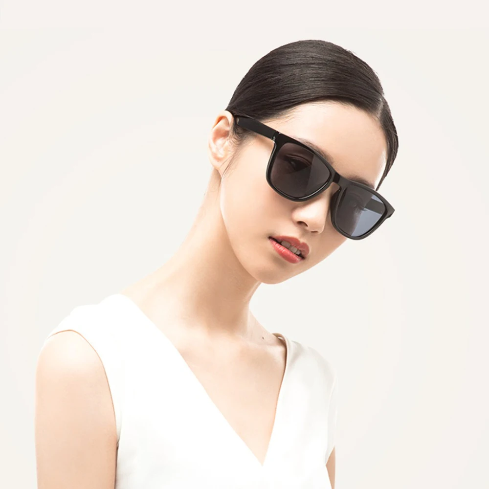 Xiaomi Mijia Youpin TAC классические квадратные солнцезащитные очки для мужчин и женщин Поляризованные линзы цельный дизайн спортивные вождения солнцезащитные очки