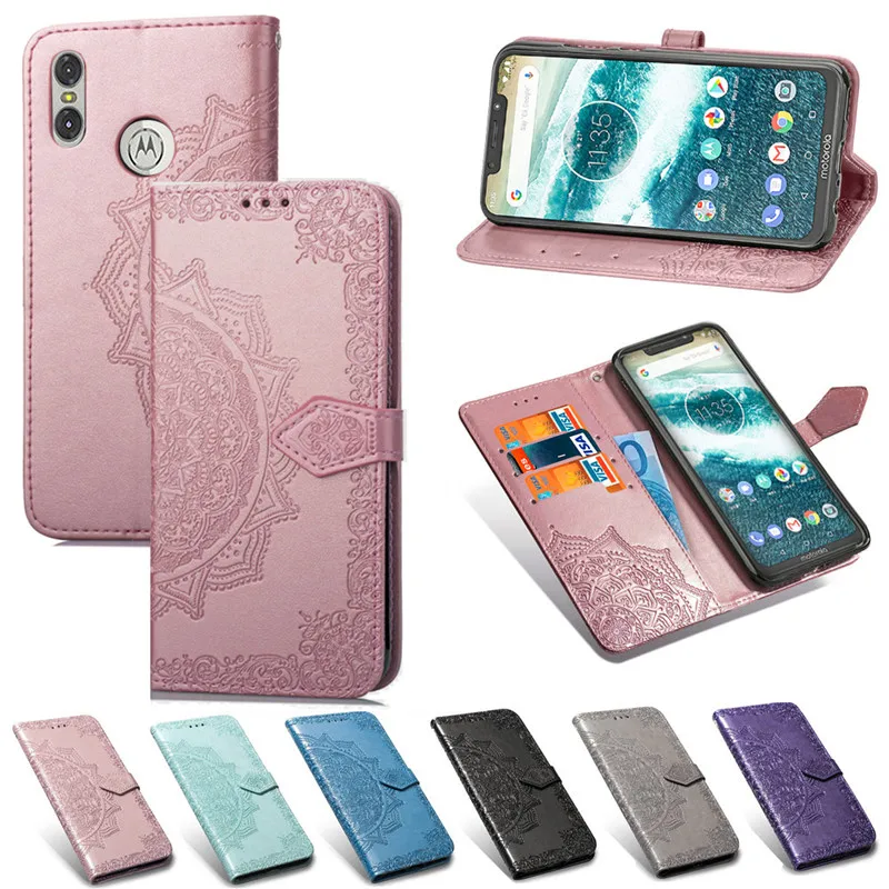 

Book Flip PU Leather Case Capa For Motorola Moto One Vision /P40 Case Wallet Stand Card Slot Cover For Moto One Vision Case Etui