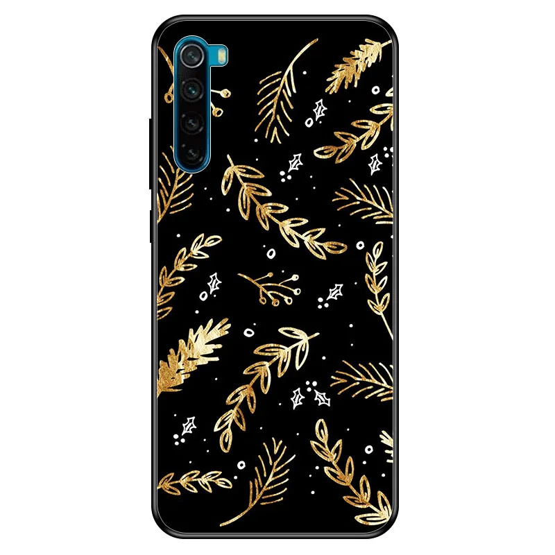 Geruide 6,3 дюймов для xiaomi redmi note 8 чехол, закаленное стекло чехол cubierta para 6,53 дюймов xiaomi redmi note 8 pro Чехол - Цвет: A027