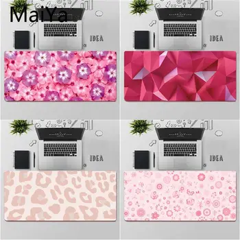 

Maiya Top Quality Pink beautiful design Rubber Mouse Durable Desktop Mousepad Free Shipping Large Mouse Pad Keyboards Mat