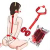 BDSM Bondage Harness Restraint Fetish Slave Handcuffs & Ankle Cuffs Adult Games Erotic Sex Toys For Woman Couples Sex Products 1