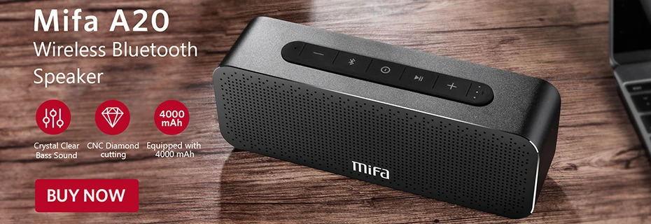 Mifa Bluetooth динамик Портативный беспроводной громкий динамик звуковая система 10 Вт стерео музыка объемный водонепроницаемый открытый динамик