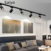 Saiyo Led Track light COB Whole Set Track Lights Aluminum Rails Track lighting Fixture For Clothing Shop Living Room Home 1