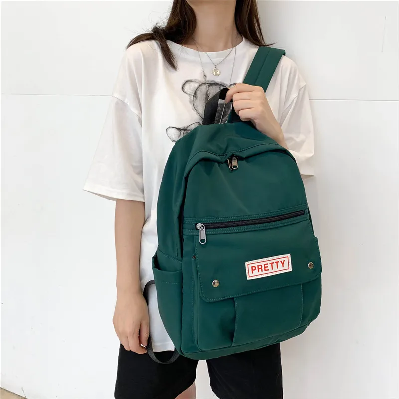 

New Waterproof Nylon Backpack Large Capacity Women Travel Backpacks Female School Bag for Teenage Girls Book Mochilas Book bags