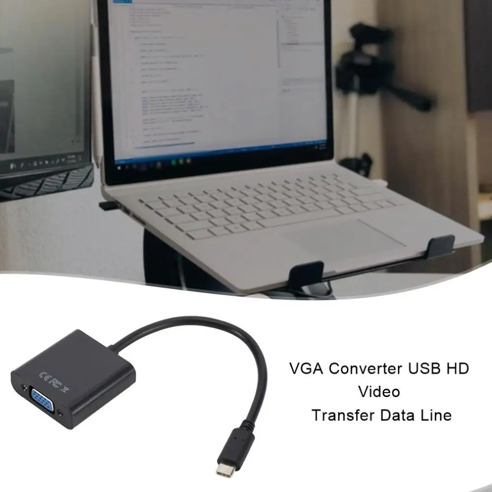 USB 3 1 type C в VGA конвертер HD кабель видеоадаптера usb адаптер конвертер|Адаптеры Type-C| |