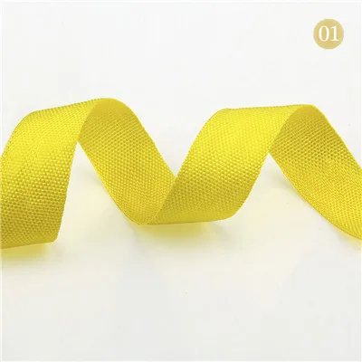 yellow 2/2. 3 см* 10 м высокая прочность рюкзак с тесьмой этикетки костюмы из сеточки швейная лента Привязка смещения DIY мешок багажа красочные - Цвет: yellow