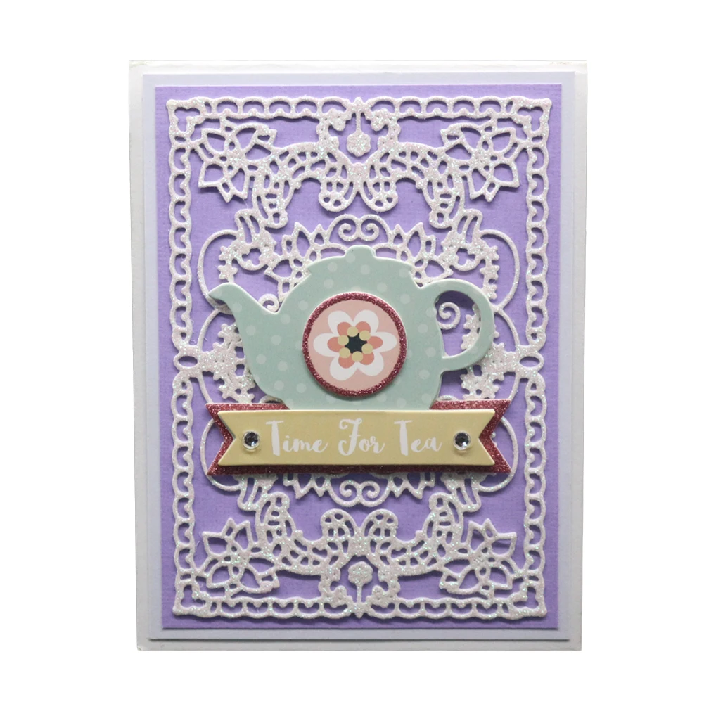 Cutting Dies Irregular / creative background / invitation lace/envelope lace envelope DIY frame cut - 4000070255085