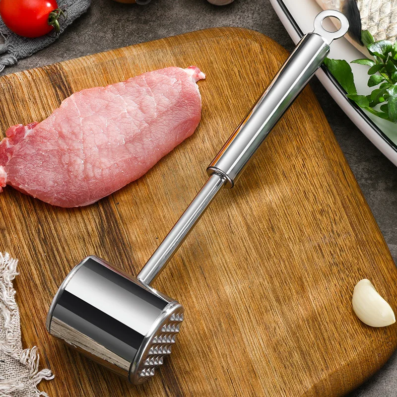 KitchenAce нержавеющая сталь стейк говядина мясо Tenderizing Gagets& Инструменты Птицы Молоток паундер молоток тяжелых аксессуары для мяса