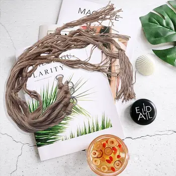 

New Macrame Plant Hangers - Handmade Indoor Outdoor Wall Hanging Planter Plant Holder Pot Hangers For Plants - 6 Packs 3 Sizes W