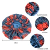 Women Night Sleep Cap African Pattern Ankara Print Bonnet Satin Lining Soft Extra Large Head Wear Ladies Headwrap Hair Care Hat 2
