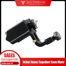 Роторная машина татуировки регулируемый ход прямой привод RCA шнур Профессиональный пистолет