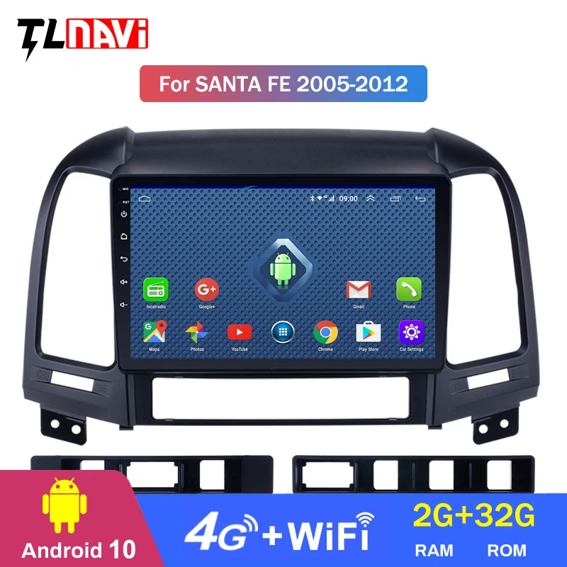 4G LTE 2G RAM 9 дюймов Android 10 Автомобильный мультимедийный GPS радиоприемник стерео для