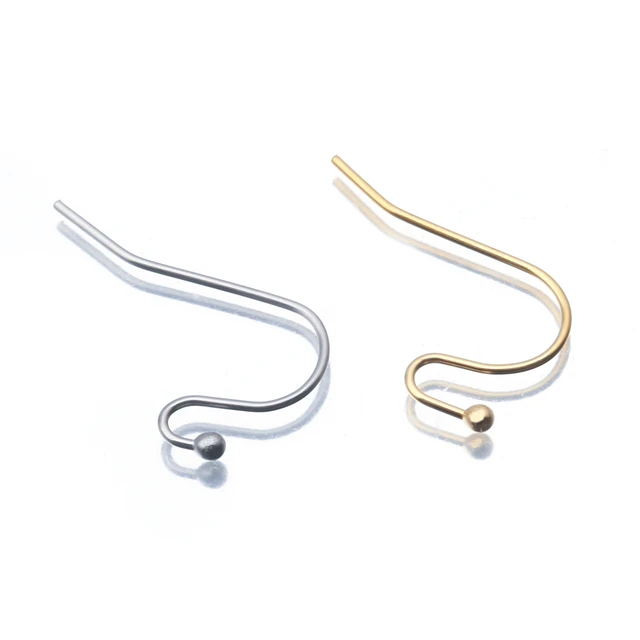 20pcs Stainless Steel French Earring Hooks For Jewelry Making Ear Wire Hoop  Earrings DIY Ear Earring Making Supplies Components - AliExpress