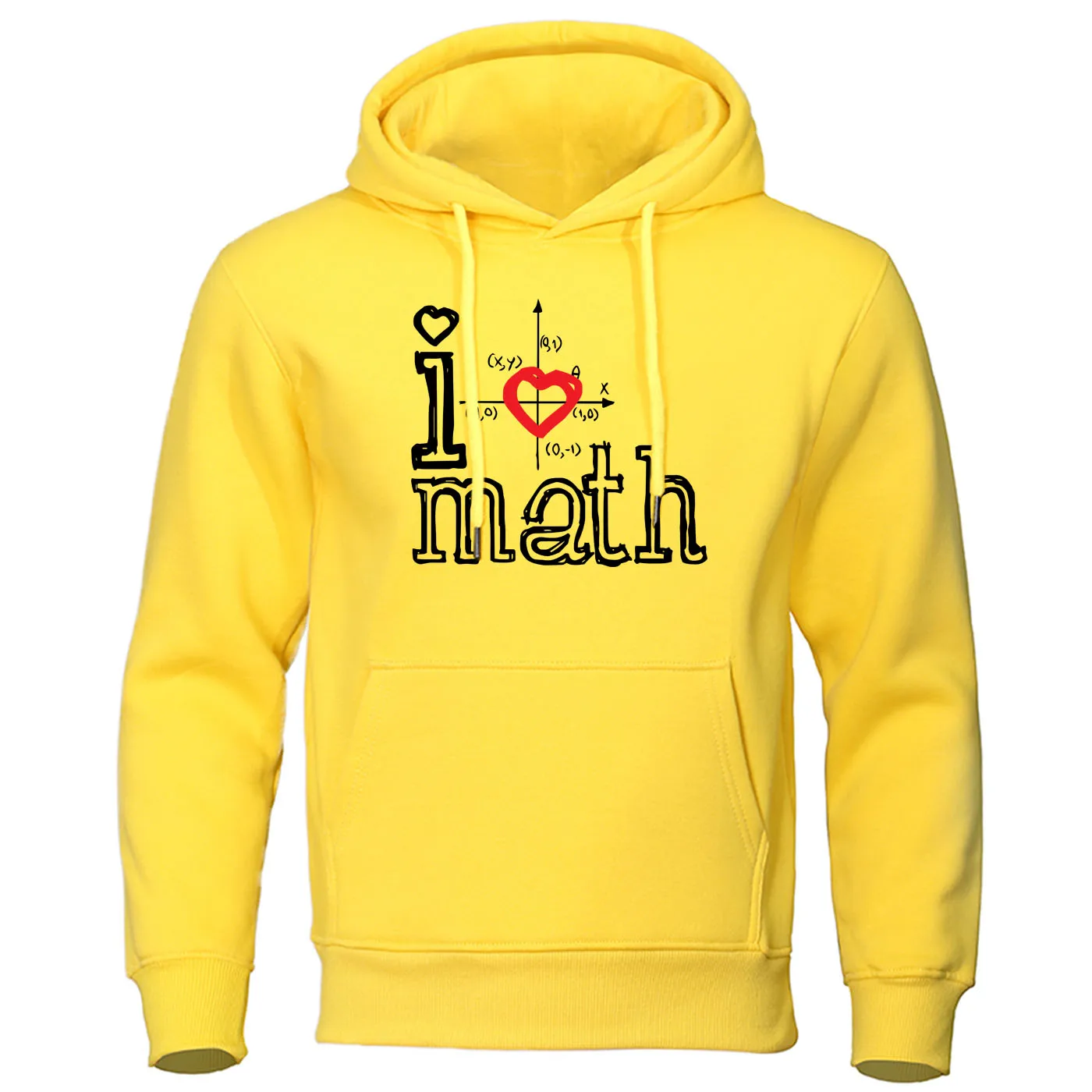 

I Love Math Hoodie Loose Brand Clothing Creative Mathematical Hoodies Logo Print Pullover Autumn Warm Sweatshirt Mens Streetwear