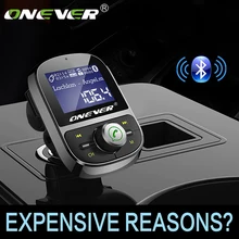 Onever fm-передатчик Беспроводной Bluetooth Hands-free Car Kit fm-модулятор аудио автомобиля Mp3 плеер 3.1A USB Зарядное устройство Поддержка карты памяти у