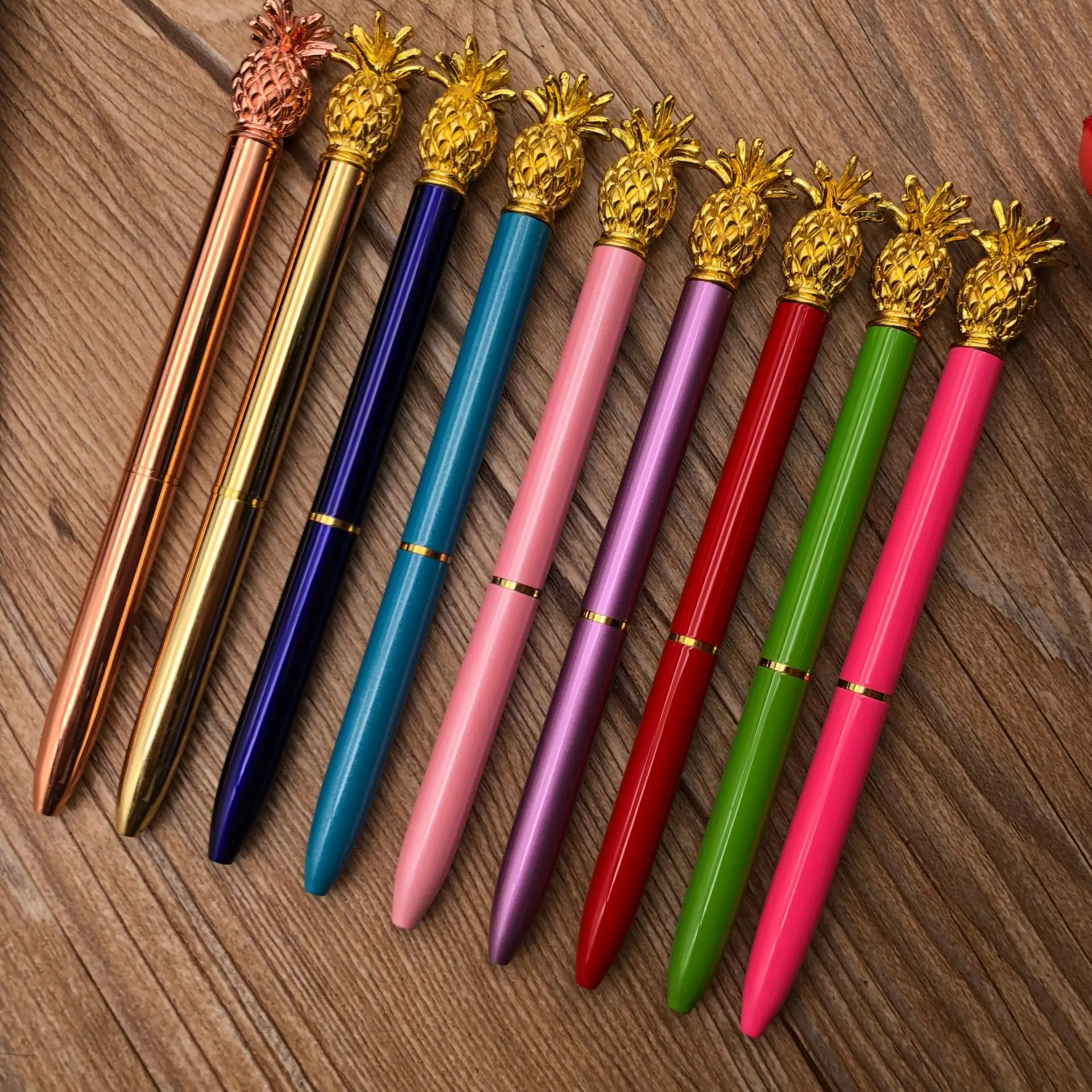 

Pineapple Metal Diamond Gift Ballpoint Pen rollerball pen