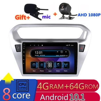 

2 din 8 core android 10 car radio auto stereo for Peugeot 301 Citroen Elysee 2014 15 2016 navigation GPS DVD Multimedia Player