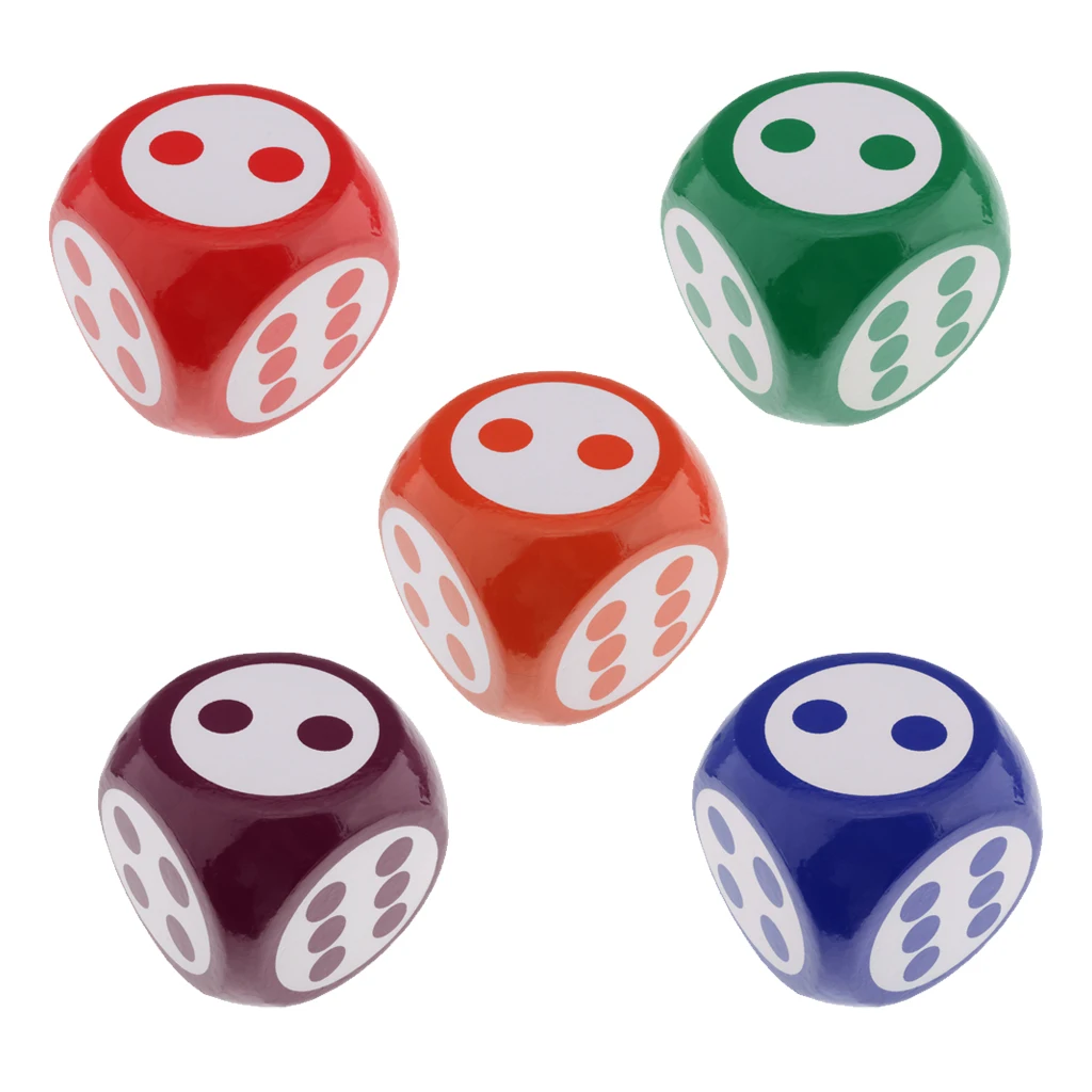 

20cm Soft Colorful Jumbo Foam Dice Giant Dice for Children Early Educational Toy