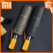 

Xiaomi Full Automatic Business Umbrella Three Folding Male Female Parasol Umbrellas Rain Women Windproof Luxury Men Umbrella