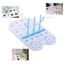 Мини-ребенок Afneembare Zuigfles Droogrek Tepel Plank Fopspeen Houder