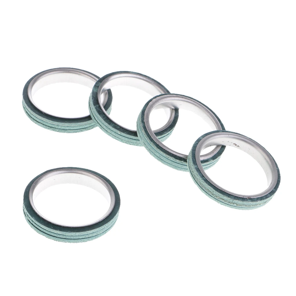 5Pcs Exhaust Muffler Gasket Kit For GY6 125cc 150cc Engines Scooter