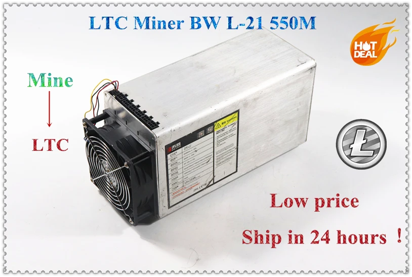 БЕСПЛАТНАЯ ДОСТАВКА LTC Scrypt MLTC Miner BW L 21 550 м Litecoin машина 900 Вт на стене лучше чем ANTMINER