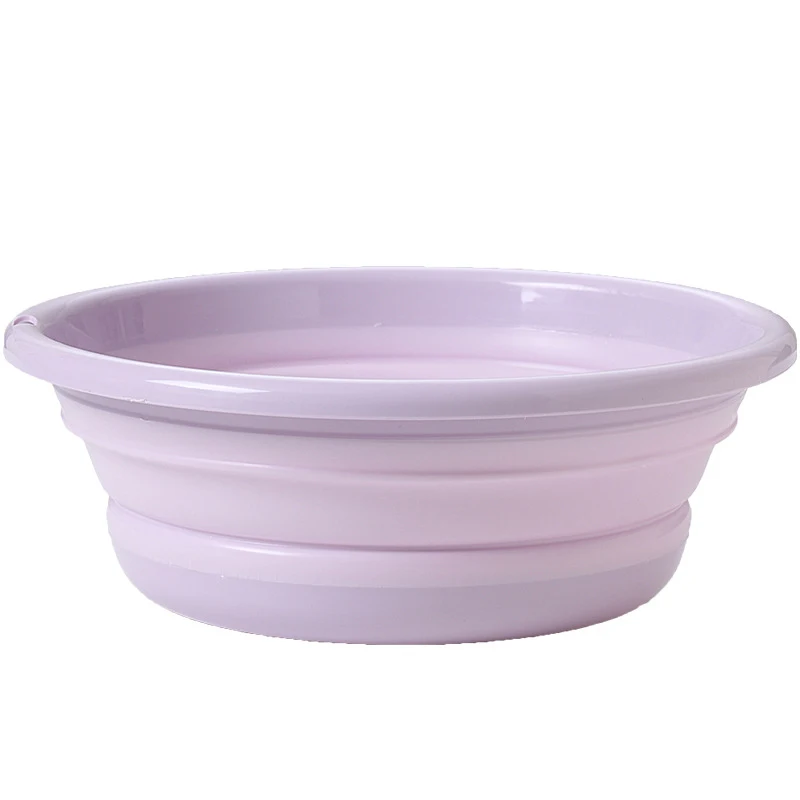 Portable Folding Bucket Camping Washbasin Folding Basin Silicone Washbasin Collapsible Fishing Car Wash Bucket Cleaning Supplies folding wash basin collapsible wash basin foldable wash basin