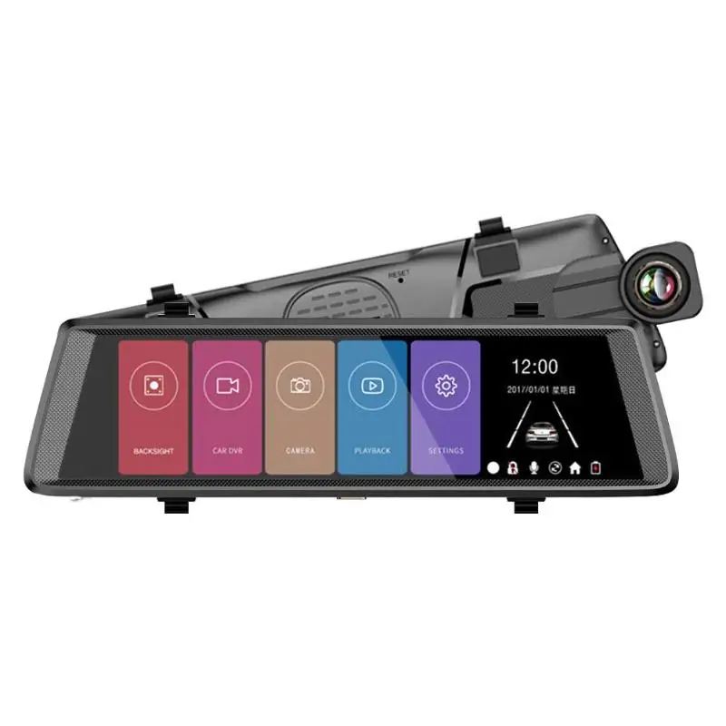 H900 9,88 дюймов зеркало заднего вида Dash Cam FHD 1080P Автомобильный видеорегистратор видео рекордер для Phisung вверх и вниз стрелки Регулировка рамки