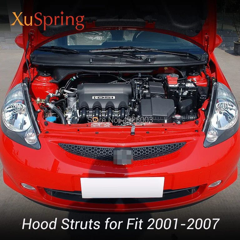 Капот автомобиля капот газовая стойка подъемник комплект для Honda Fit Jazz 2001-2007 без бурения/сварки