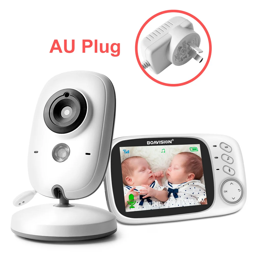 Inalámbrico de 3.5 Pulgadas De Pantalla De Video Baby Monitor Seguridad Cámara 2 vías Audio hablar ir 