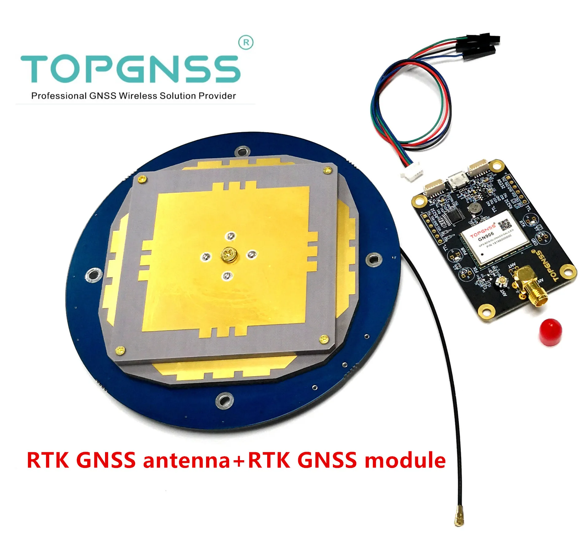RTK GPS GNSS GLONASS GALILEO антенный модуль приемник UART TTL уровень 5 в TOP148|Приемник и антенна