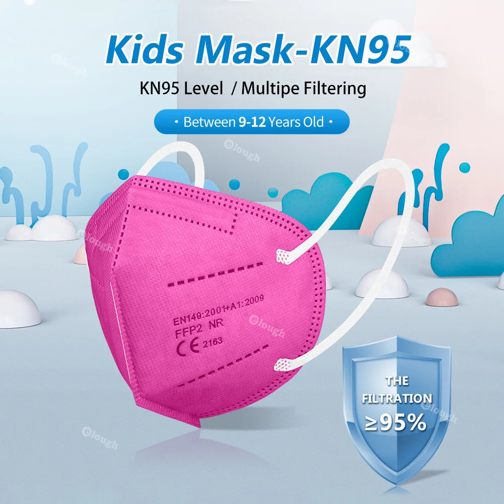 Mascarillas FPP2 Niños Homologada 9-12 Years KN95 Masks Children FFP 2  5layers Mascarilla FFP2 Infantil FFP2Mask Kids - AliExpress